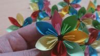 Схема кусудамы — волшебного шара из бумаги Оригами из бумаги цветок кусудама
